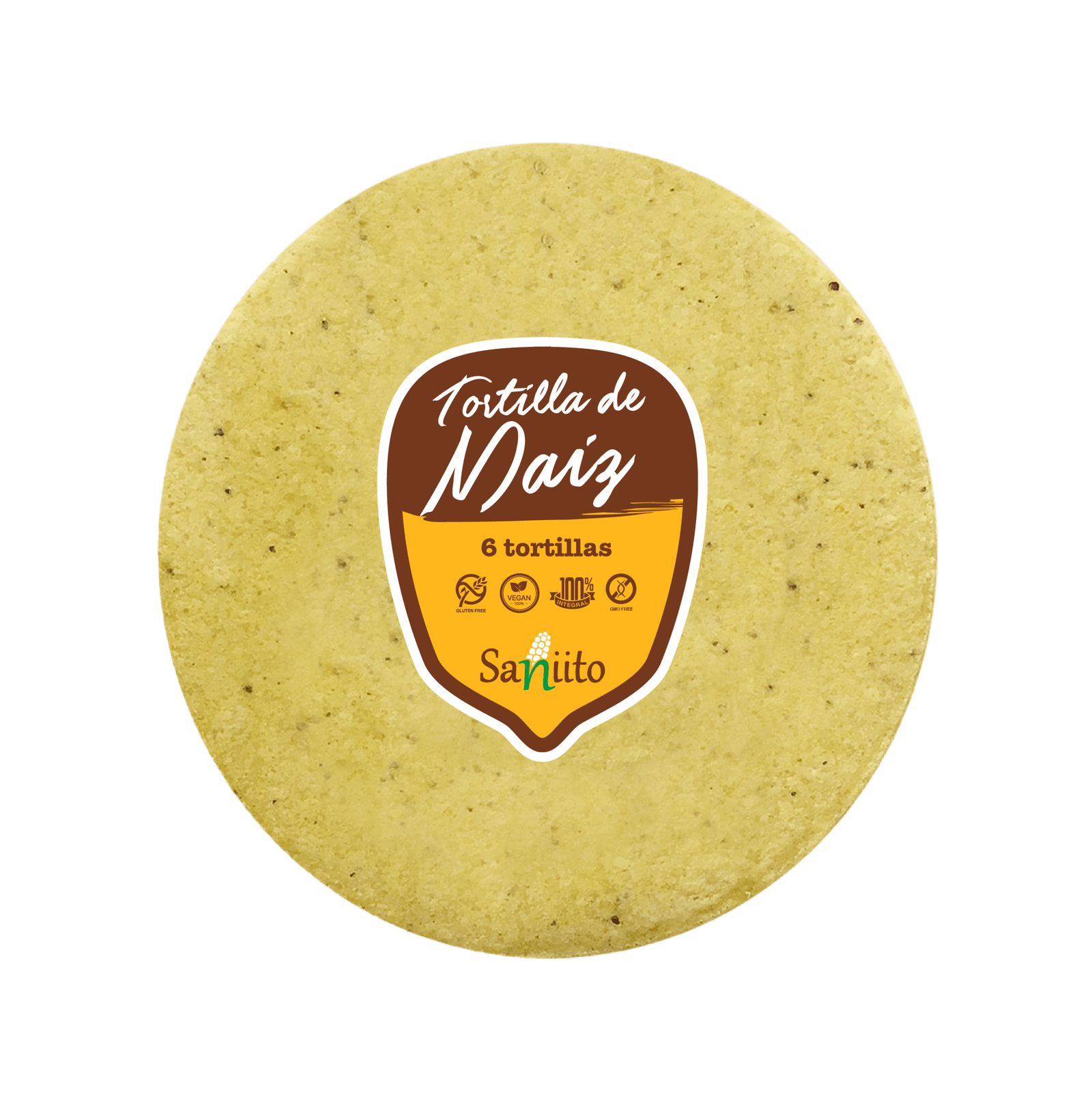 Tortilla de Maíz para Fajita (21cms / 6u)