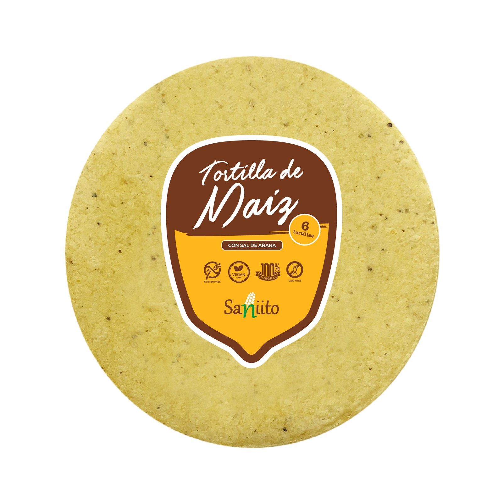 Tortilla de Maíz para Fajita (21 cms / 6u)