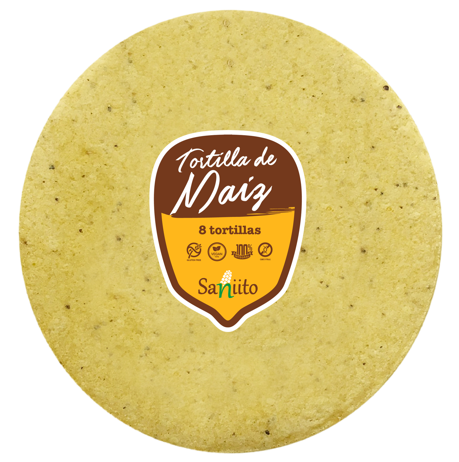 Tortilla de Maíz (17cms / 8u)