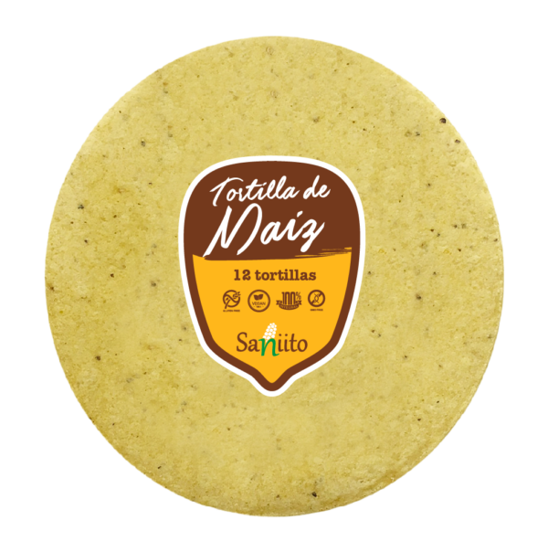 Tortilla de Maíz (14cms / 12u)