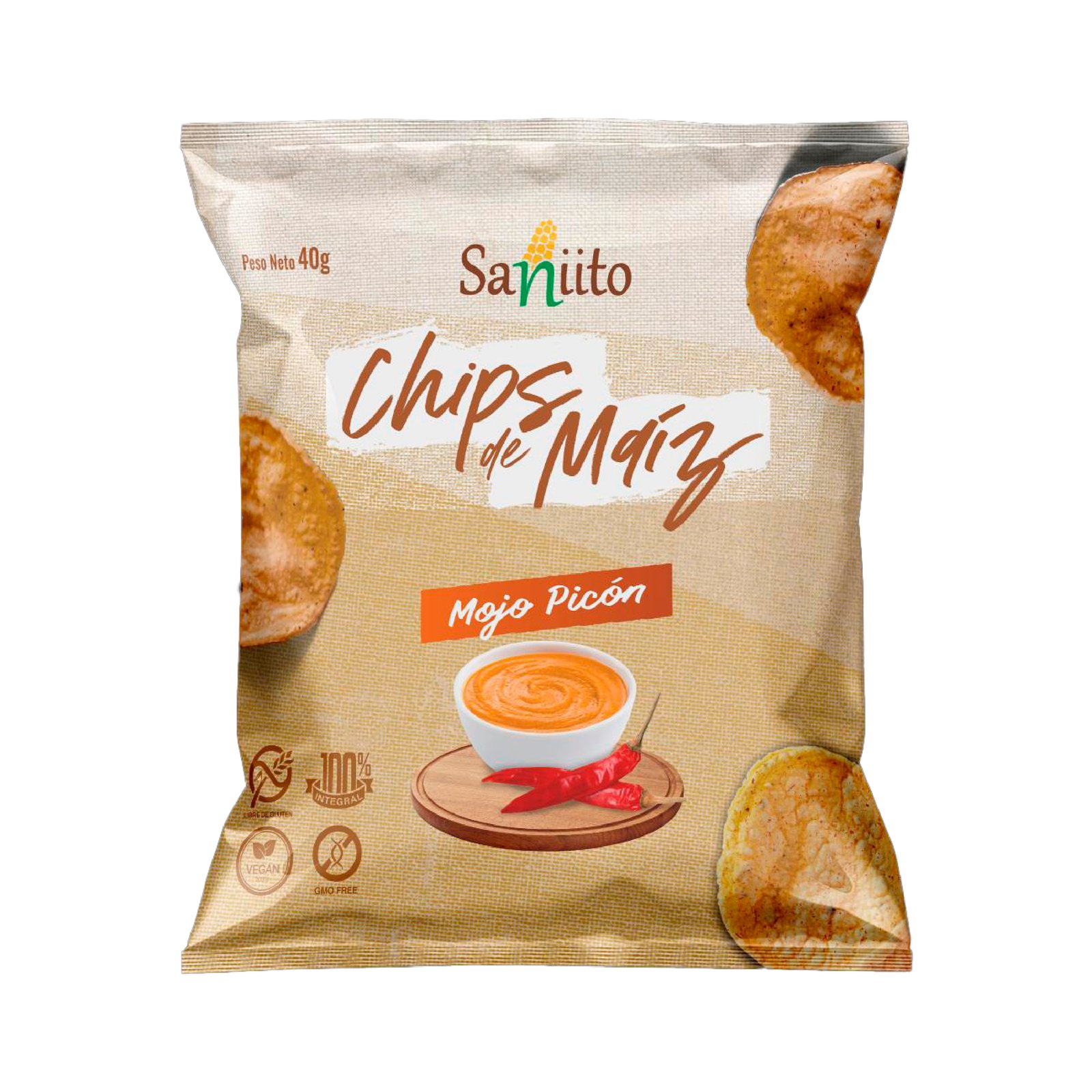 Chips de Maíz con Mojo Picón